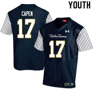 Youth-17-Cole-Capen-Notre-Dame-Fighting-Irish-College-Football-Jerseys-Sale-Alternate